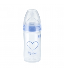 Бутылочка NUK First Choice Classic с силиконовой соской М с рождения 150 мл плас...